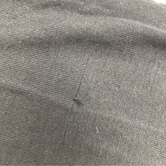 Ellen Tracy Company SZ M Black Lace Top Short Sleeves Layering Shirt Round Neck - Picture 8 of 8